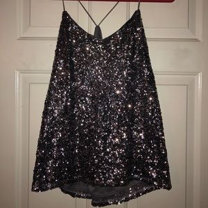 Express sequin top BRAND NEW NEVER WORN